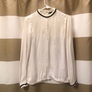 Ruffle Collar Blouse